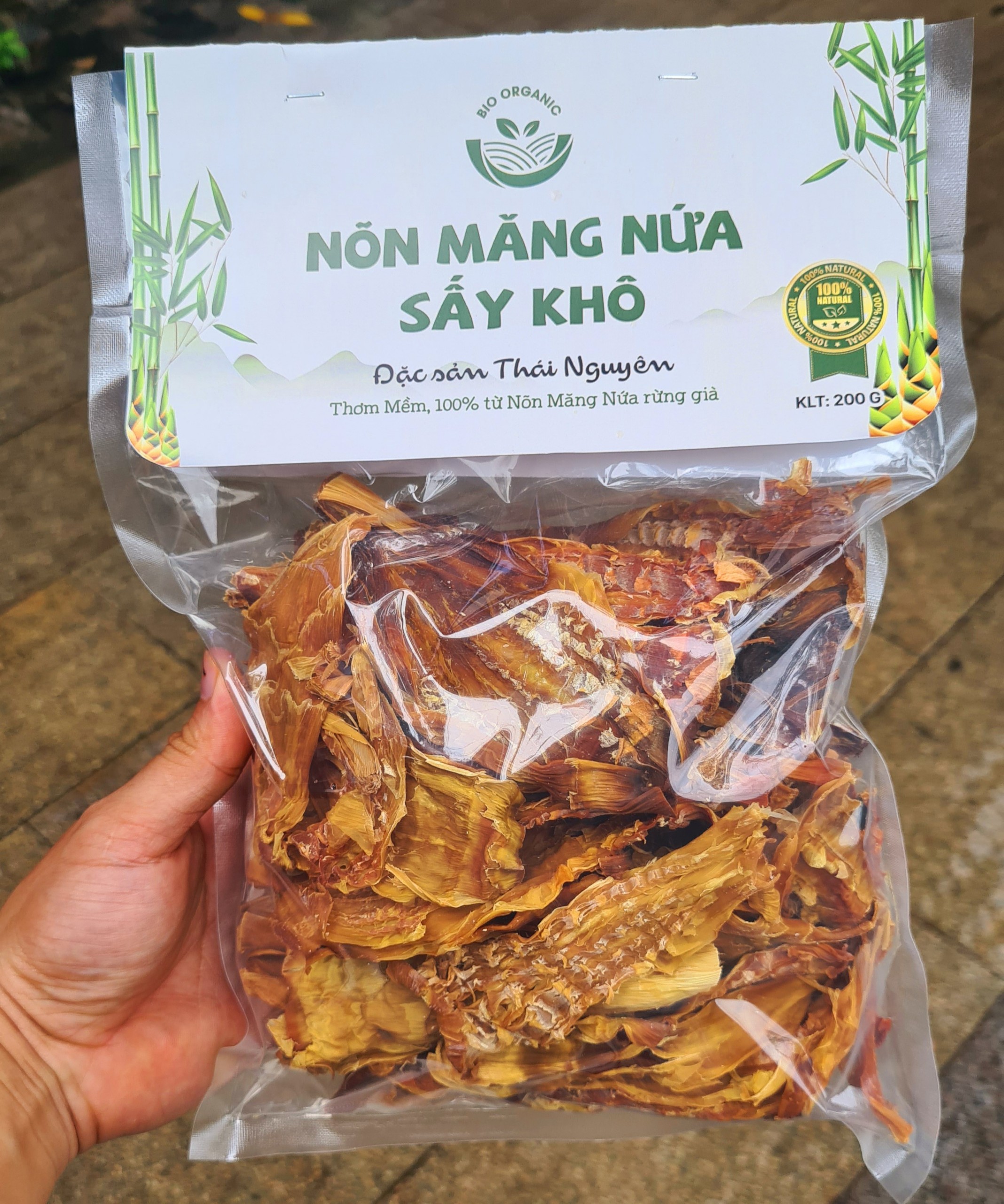 Nõn Măng Nứa Sấy Khô Vũ Chấn 200gr